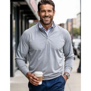 NWT Collars and Co DriRelease® Performance Pullover Light Grey 2XL